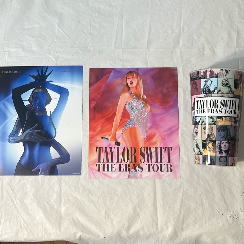 Taylor Swift & Beyonce new POSTERS 8x10+ Bonus cup (All 3) Grammys